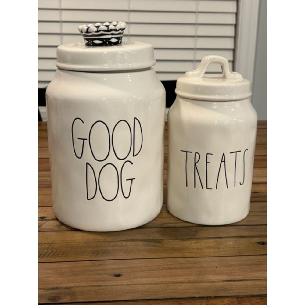 Rae Dunn Artisan Collection Good Dog and Treats Canister